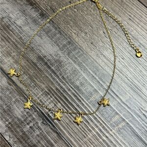 Mayamar Gold Starfish Charm Necklace